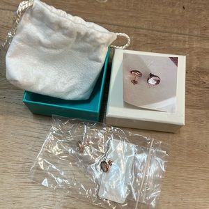 Rose‎ Gold Crystal Earrings